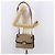 Céline Borsa a tracolla CELINE C Sulky Horse Carriage in tela Beige Gold Auth 185927A - vista 25