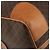 Céline Borsa Boston CELINE in tela Macadam e pelle PVC Marrone Oro Autentica 184535A D'oro - vista 11