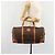 Céline Borsa Boston CELINE in tela Macadam e pelle PVC Marrone Oro Autentica 184535A D'oro - vista 24