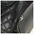 CHANEL Cambon Line Matelassé Tote Bag Leder Schwarz Silber CC Auth 185306V - Ansicht 12