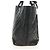 CHANEL Cambon Line Matelassé Tote Bag Leder Schwarz Silber CC Auth 185306V - Ansicht 4