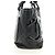 CHANEL Cambon Line Matelassé Tote Bag Leder Schwarz Silber CC Auth 185306V - Ansicht 5