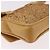 Marsupio CHANEL in raso oro con CC Auth 187614SAM D'oro - vista 12