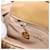 Marsupio CHANEL in raso oro con CC Auth 187614SAM D'oro - vista 23