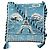 Borsa a mano Antik Batik in tessuto blu