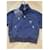 Giacca corta Prada blu navy in cotone - vista 2