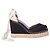 Espadrilles con zeppa nere con borchie Marc Jacobs con lacci alla caviglia Nero