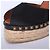Espadrilles con zeppa nere con borchie Marc Jacobs con lacci alla caviglia Nero - vista 4