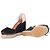 Espadrilles con zeppa nere con borchie Marc Jacobs con lacci alla caviglia Nero - vista 8
