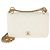 Wallet On Chain Portafoglio con catena Chanel White Quilted Calfskin Pearl CC Bianco