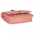 Wallet On Chain Cartera con cadena Chanel en piel de cordero acolchada rosa iridiscente CC - vista 7