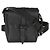 Borsa a tracolla piccola Gucci Black Piuma Calfskin Jumbo GG Embossed Small Messenger Bag