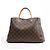 Borsa Louis Vuitton Montaigne GM in tela Monogram marrone Bordò - vista 4