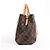 Borsa Louis Vuitton Montaigne GM in tela Monogram marrone Bordò - vista 5