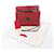 Valentino Garavani Sac bandoulière 2Way Rockstud Spike Chain Valentino en rouge  - vue 11