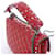 Valentino Garavani Sac bandoulière 2Way Rockstud Spike Chain Valentino en rouge  - vue 5