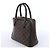 Borsa Louis Vuitton Brera Damier Ebene marrone N51150 Rosso - vista 2