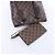 Borsa a tracolla Louis Vuitton Malle Damier Ebene marrone N42240 Rosso - vista 11