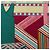 Sciarpa Carré Géant "SANGLES EN ZIGZAG" di Hermès in Cashmere e Seta, Verde x Viola - vista 10