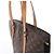 Borsa a tracolla Louis Vuitton Babylone Classic Monogram Canvas marrone M51102 - vista 3