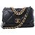 Borsa a tracolla Chanel 19 Large in pelle con catena nera 30157954 Rosso