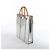 Louis Vuitton Sac Plat Limited Edition Monogram Mirror Handbag in Argento M45884 Grigio - vista 2