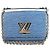 Borsa a tracolla Louis Vuitton Twist MM in pelle Epi blu M50271 Beige