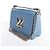 Borsa a tracolla Louis Vuitton Twist MM in pelle Epi blu M50271 Beige - vista 2