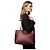 Moschino Redwall Borsa Tote Bordò - vista 2