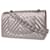 Chanel Timeless - Classic Double Flap Bag Leather medium Argento - vista 2