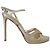 Prada Gold Metallic Sandalen mit Absatz EU 39.5 Golden - Ansicht 3