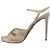 Prada Gold Metallic Sandalen mit Absatz EU 39.5 Golden - Ansicht 6