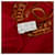 Sciarpa grande in seta stampata Chanel Rosso - vista 4