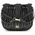 Miu Miu Mini Borsa a Secchiello in Pelle Nappa Matelassé Nero