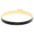 Hermès Kelly Bangle Bracelet Black Leather Gold-Tone Metal Golden  - view 3