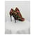 Michael Kors Décolleté leopardate slingback Marrone Nero - vista 7