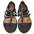 Sandali CHANEL T-Strap Metallic Gunmetal Zip Taglia 42 usato