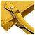 Bolsa Louis Vuitton Epi Petite Sac Plat Prata Amarelo - vista 5