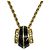 Collar de esmalte dorado Christian Dior