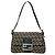 Borsa a tracolla a secchiello Fendi Zucchino Mini Mamma Marrone