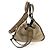 Piccola borsa a mano con coulisse Loewe Hammock Marrone - vista 2