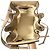 Piccola borsa a mano con coulisse Loewe Hammock Marrone - vista 5