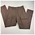 Brunello Cucinelli Braune Wollhose mit mittlerer Leibhöhe IT50 - Ansicht 11