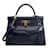 Hermès Borsa Hermes Kelly 32 Blu navy