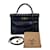 Hermès Borsa Hermes Kelly 32 Blu navy - vista 10