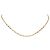 Collana a catena Chanel Vintage placcata oro D'oro