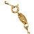 Collana a catena Chanel Vintage placcata oro D'oro - vista 4
