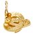 Chanel Coco Mark Herzmotiv Ohrringe Golden - Ansicht 4