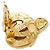 Chanel Coco Mark Herzmotiv Ohrringe Golden - Ansicht 5