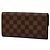 Monedero Damier Louis Vuitton Castaño Damier ebene - vista 2